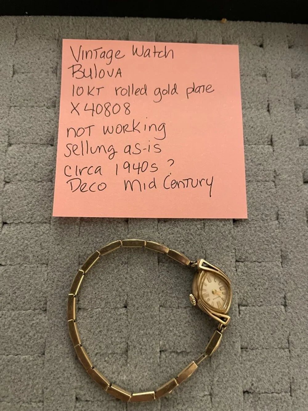 Bulova vintage watch